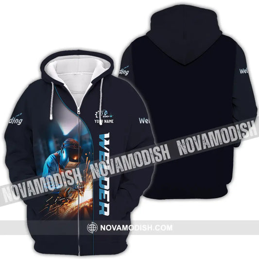Unisex Shirt - Custom Welder Shirt Zipper Hoodie / S T-shirt
