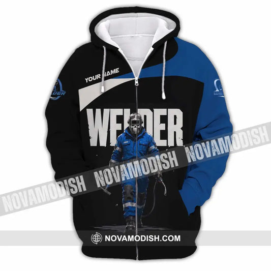 Unisex Shirt - Custom Welder Shirt - Zipper Hoodie / S - T-shirt