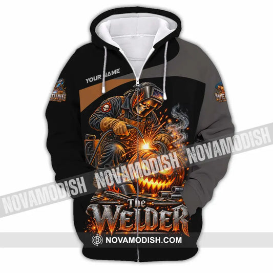 Unisex Shirt - Custom Welder Shirt - Zipper Hoodie / S - T-shirt