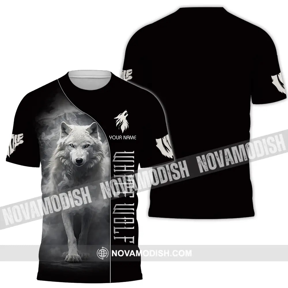 Unisex Shirt - Custom White Wolf 3D Shirt T-Shirt / S T-shirt