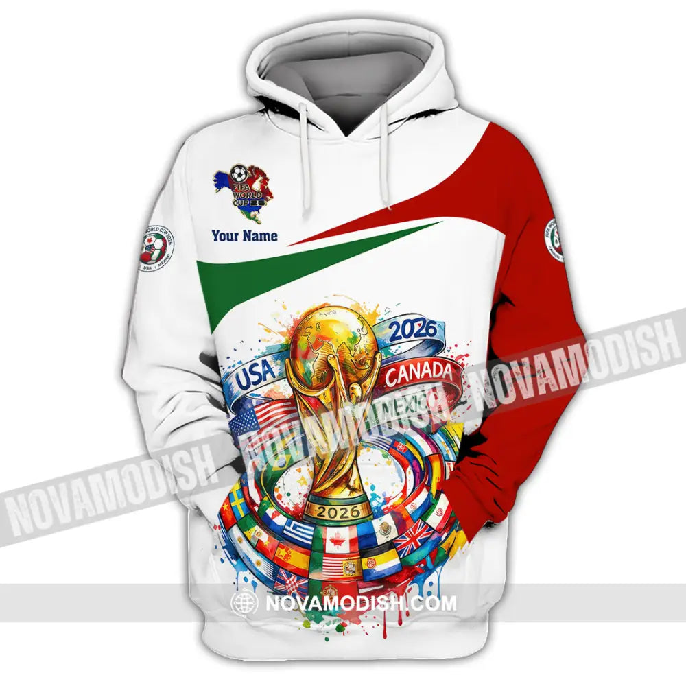 Unisex Shirt - Custom World Cup 2026 3D Shirt - Hoodie / S - T-shirt