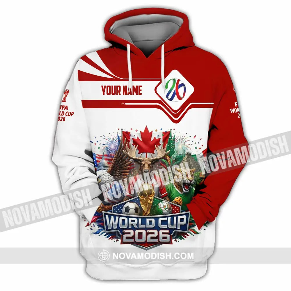 Unisex Shirt - Custom World Cup 2026 3D Shirt - Hoodie / S - T-shirt
