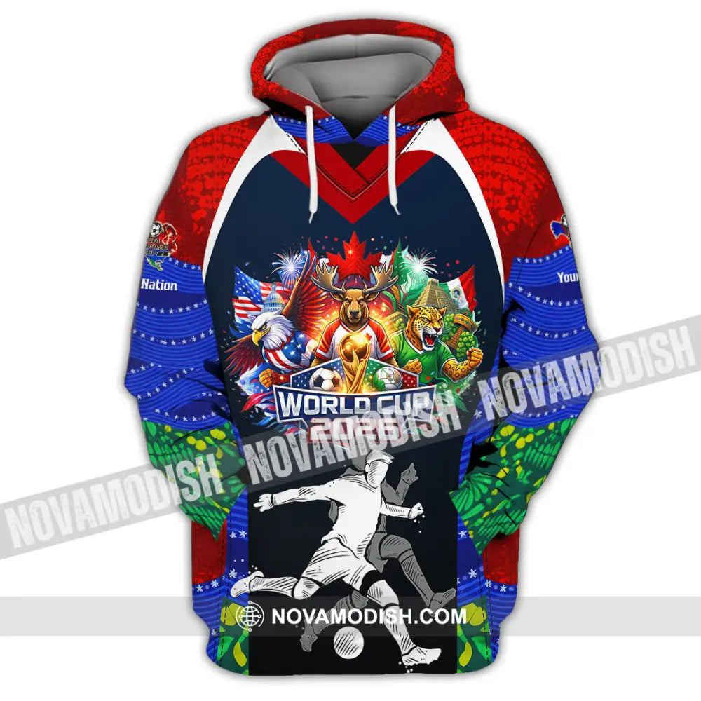 Unisex Shirt - Custom World Cup 2026 3D Shirt - Hoodie / S - T-shirt
