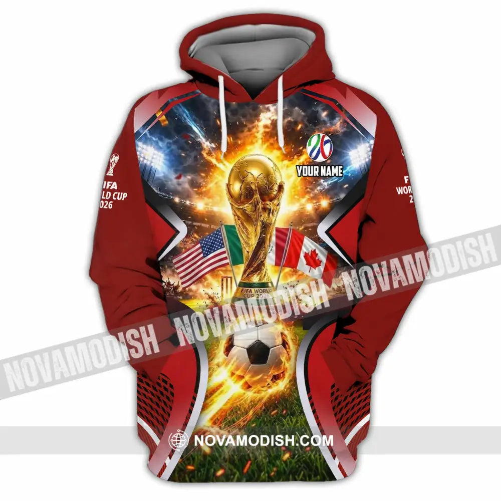 Unisex Shirt - Custom World Cup 2026 3D Shirt - Hoodie / S - T-shirt