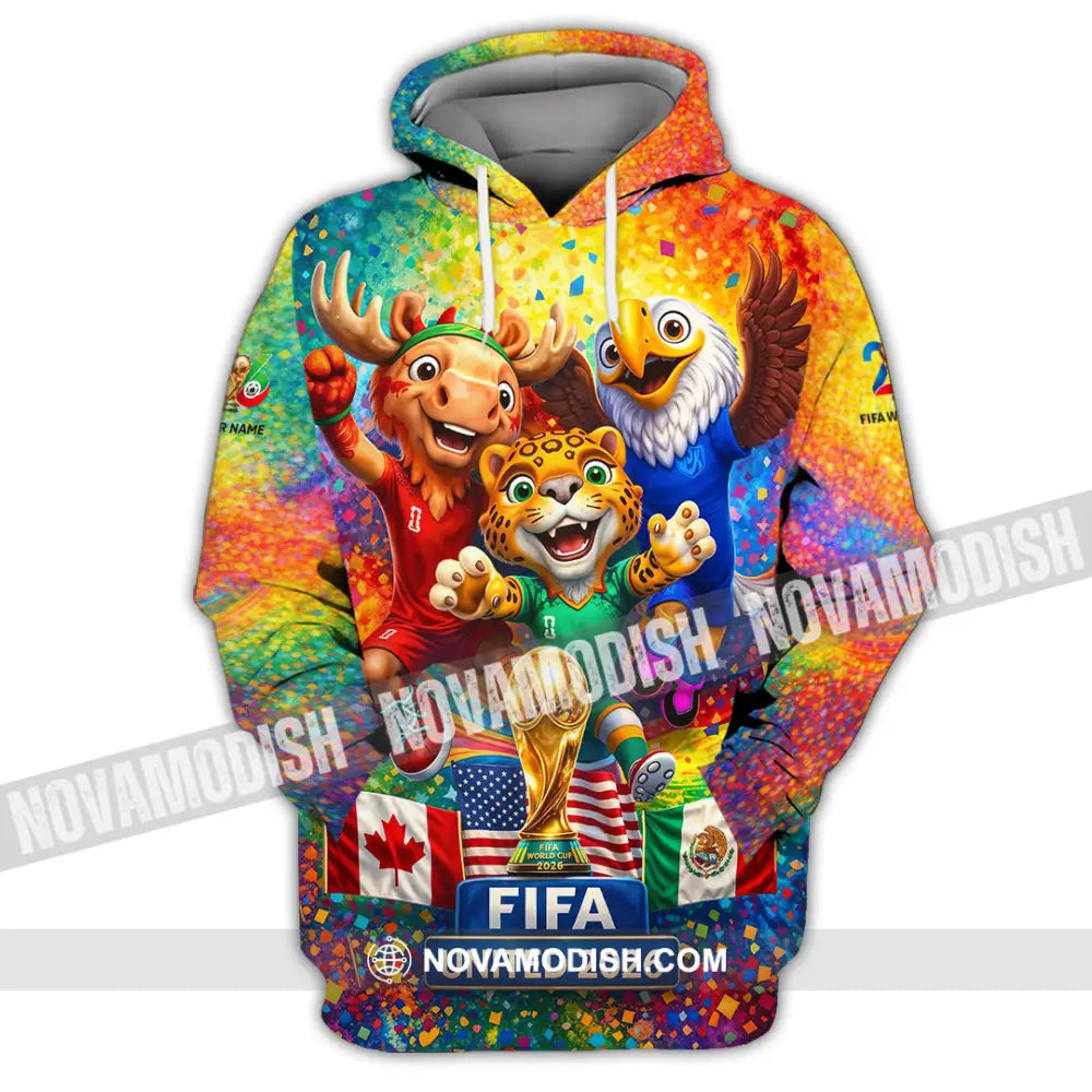 Unisex Shirt - Custom World Cup 2026 3D Shirt - Hoodie / S - T-shirt
