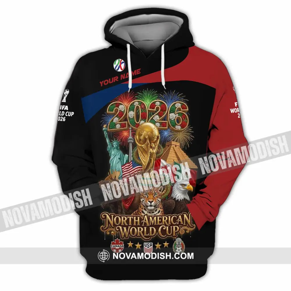 Unisex Shirt - Custom World Cup 2026 3D Shirt - Hoodie / S - T-shirt