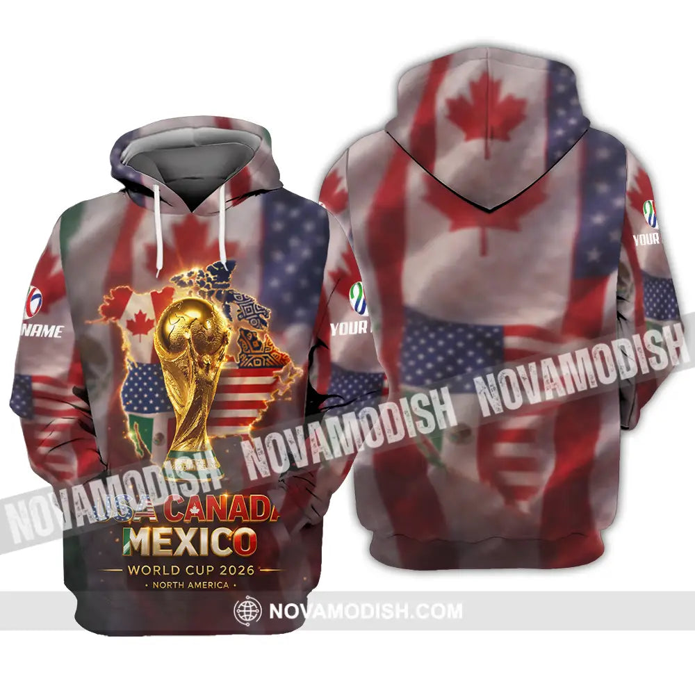 Unisex Shirt - Custom World Cup 2026 3D Shirt Hoodie / S T-shirt