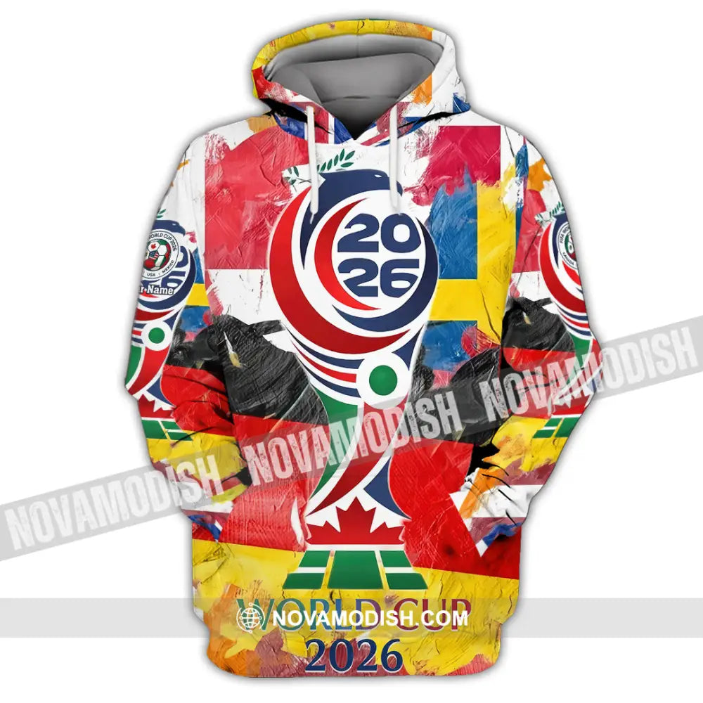 Unisex Shirt - Custom World Cup 2026 3D Shirt - Hoodie / S - T-shirt