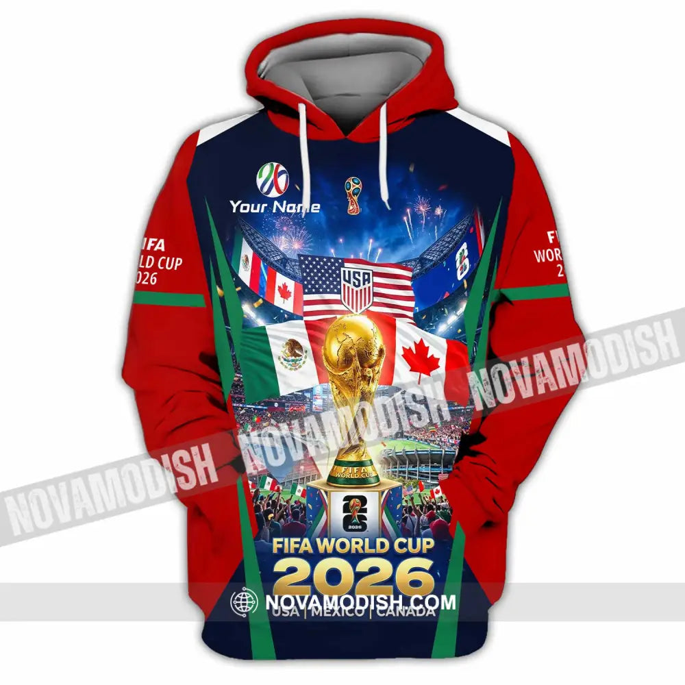 Unisex Shirt - Custom World Cup 2026 3D Shirt Hoodie / S T-shirt