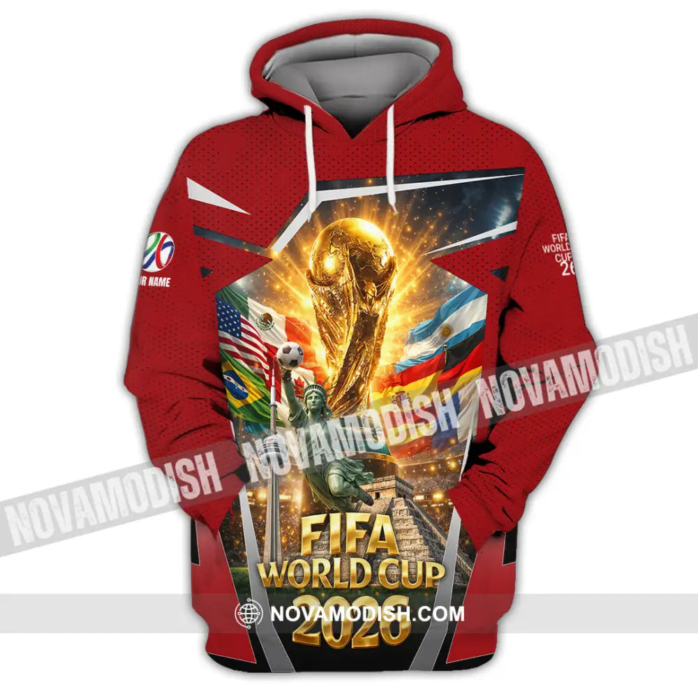 Unisex Shirt - Custom World Cup 2026 3D Shirt Hoodie / S T-shirt