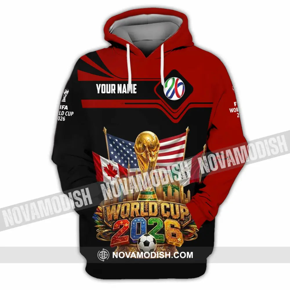 Unisex Shirt - Custom World Cup 2026 3D Shirt - Hoodie / S - T-shirt