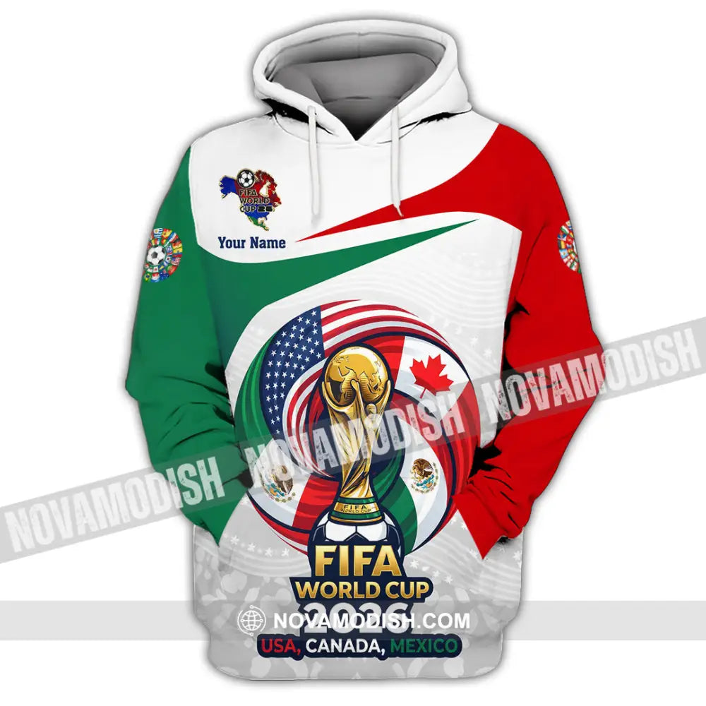 Unisex Shirt - Custom World Cup 2026 3D Shirt - Hoodie / S - T-shirt