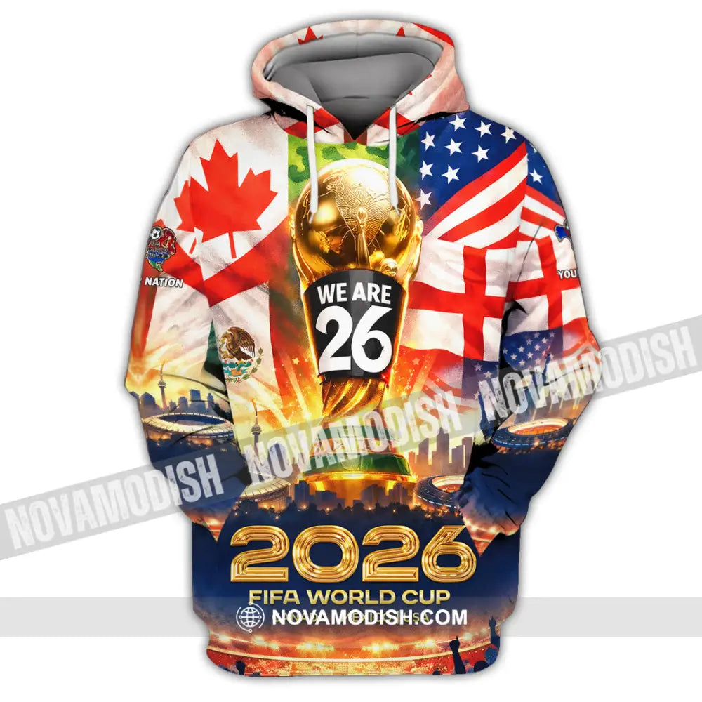 Unisex Shirt - Custom World Cup 2026 3D Shirt Hoodie / S T-shirt