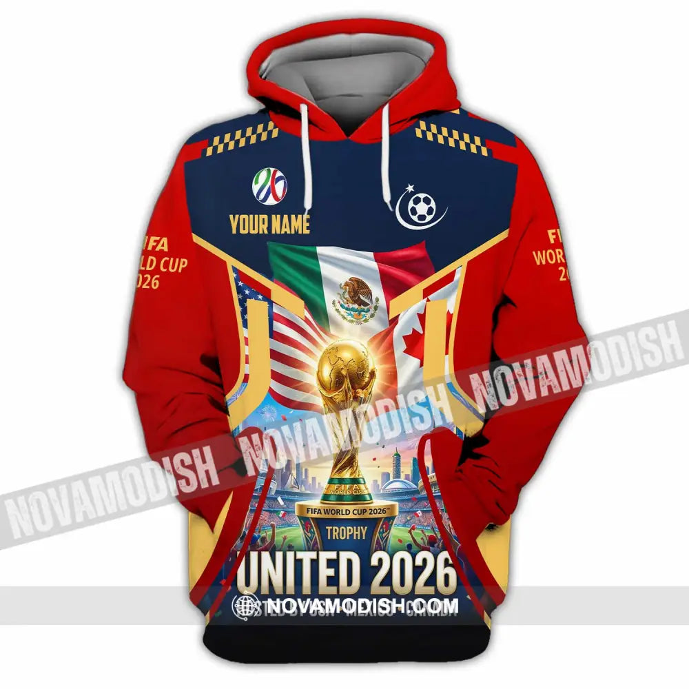 Unisex Shirt - Custom World Cup 2026 3D Shirt - Hoodie / S - T-shirt