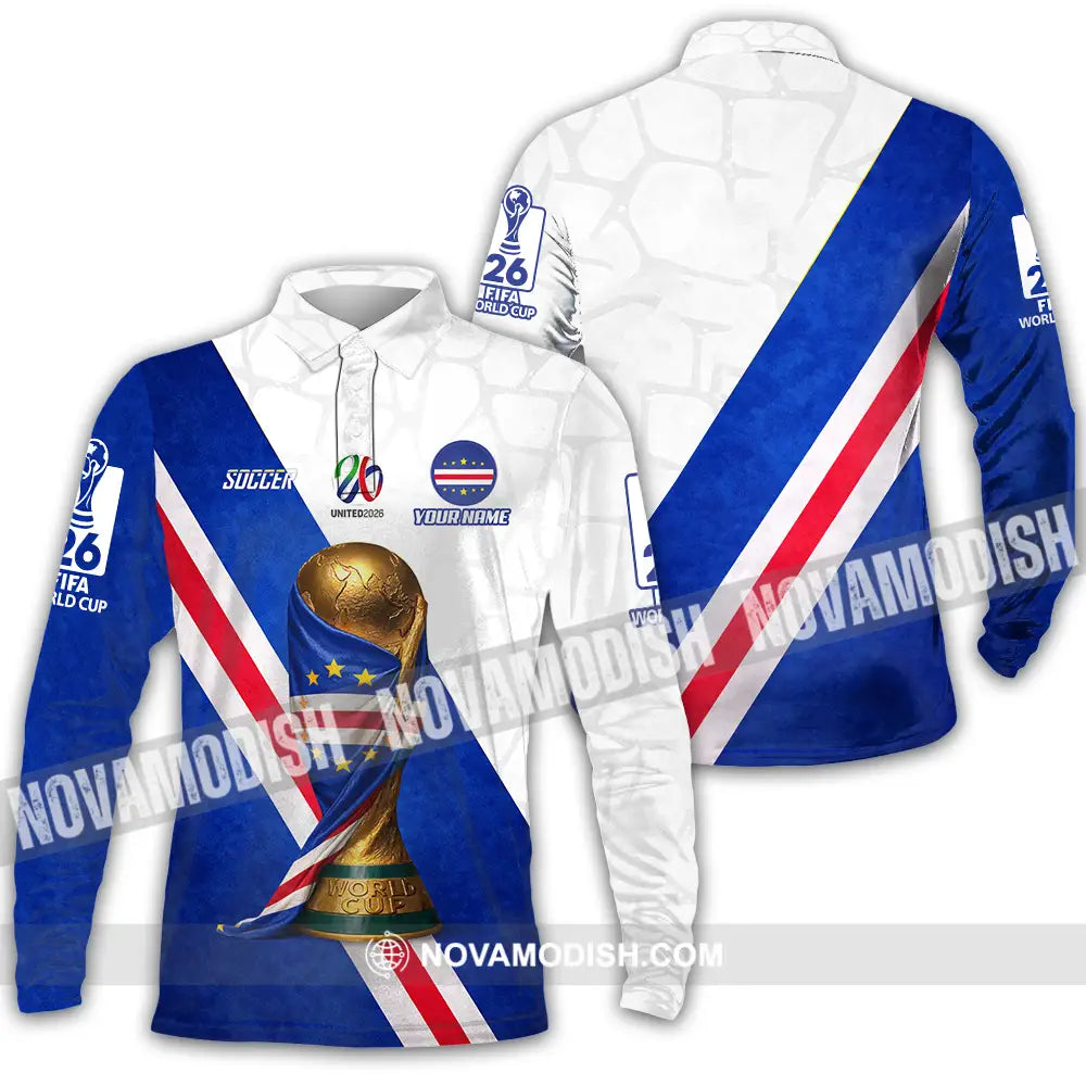 Unisex Shirt - Custom World Cup 2026 3D Shirt Long Sleeve Polo / S T-shirt