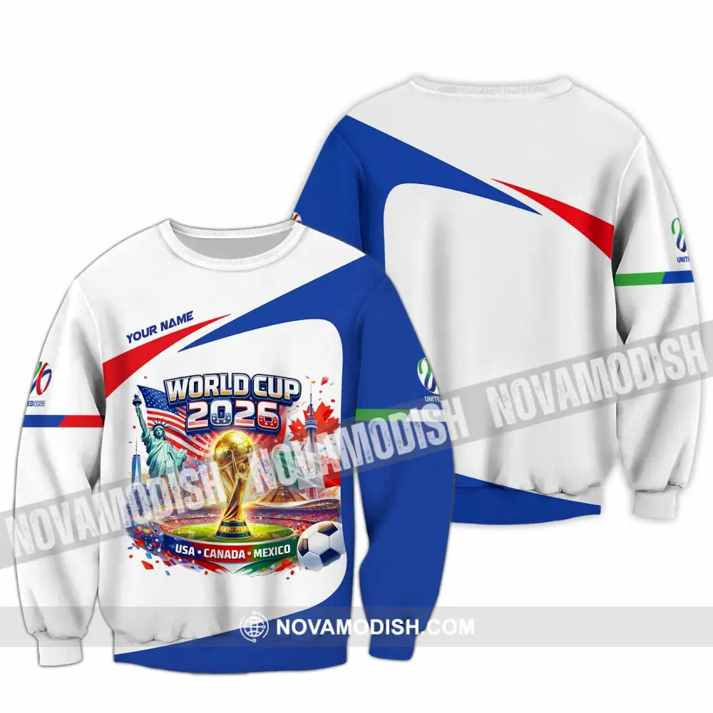 Unisex Shirt - Custom World Cup 2026 3D Shirt Long Sleeve / S T-shirt