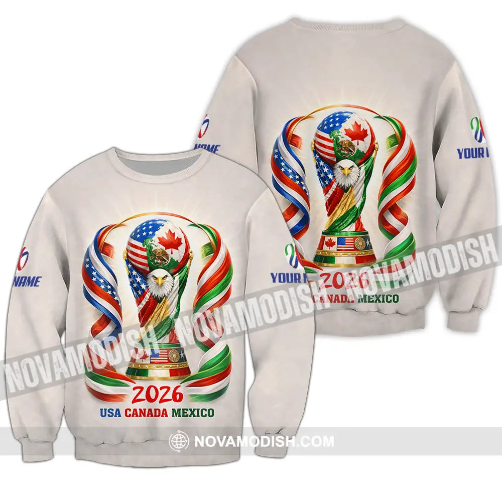 Unisex Shirt - Custom World Cup 2026 3D Shirt Long Sleeve / S T-shirt