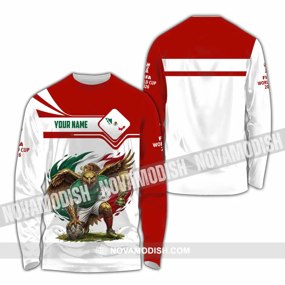 Unisex Shirt - Custom World Cup 2026 3D Shirt - Long Sleeve Shirt / S - T-shirt