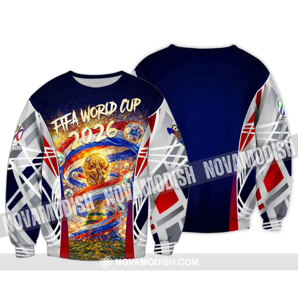 Unisex Shirt - Custom World Cup 2026 3D Shirt Long Sleeve / S T-shirt