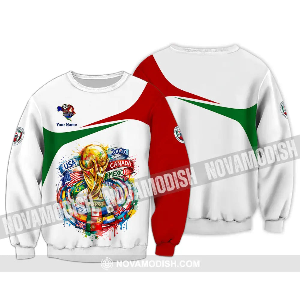 Unisex Shirt - Custom World Cup 2026 3D Shirt - Long Sleeve / S - T-shirt