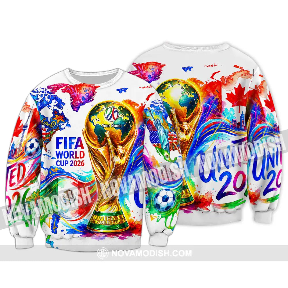 Unisex Shirt - Custom World Cup 2026 3D Shirt - Long Sleeve / S - T-shirt