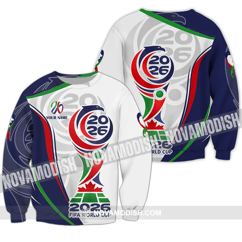Unisex Shirt - Custom World Cup 2026 3D Shirt Long Sleeve / S T-shirt