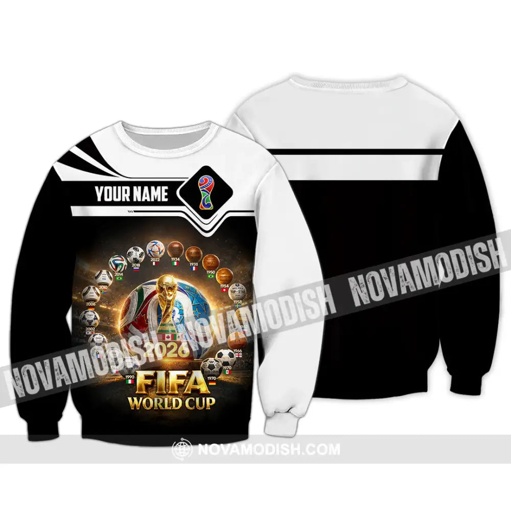 Unisex Shirt - Custom World Cup 2026 3D Shirt - Long Sleeve / S - T-shirt