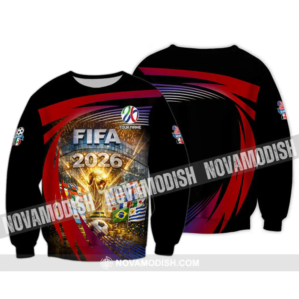Unisex Shirt - Custom World Cup 2026 3D Shirt Long Sleeve / S T-shirt