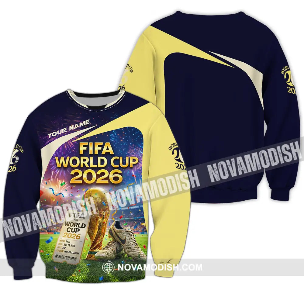 Unisex Shirt - Custom World Cup 2026 3D Shirt Long Sleeve / S T-shirt
