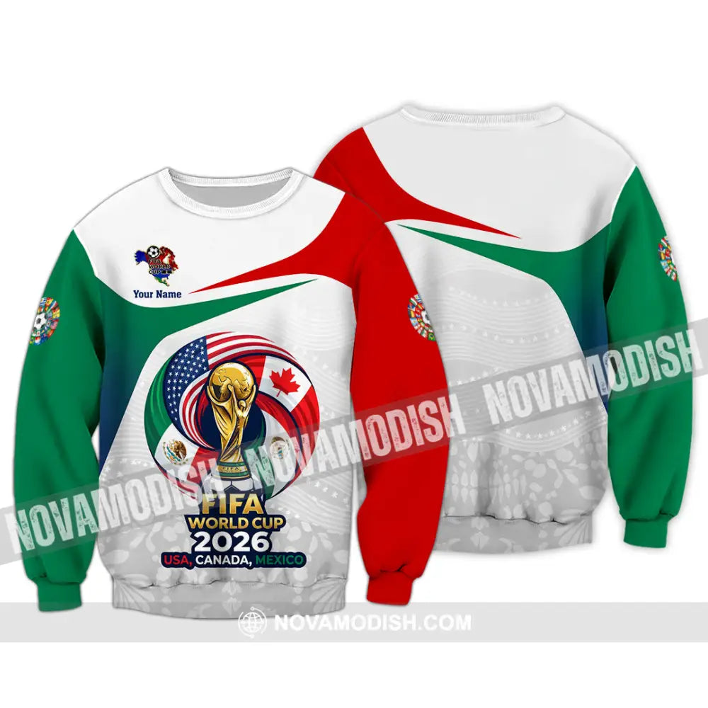 Unisex Shirt - Custom World Cup 2026 3D Shirt - Long Sleeve / S - T-shirt