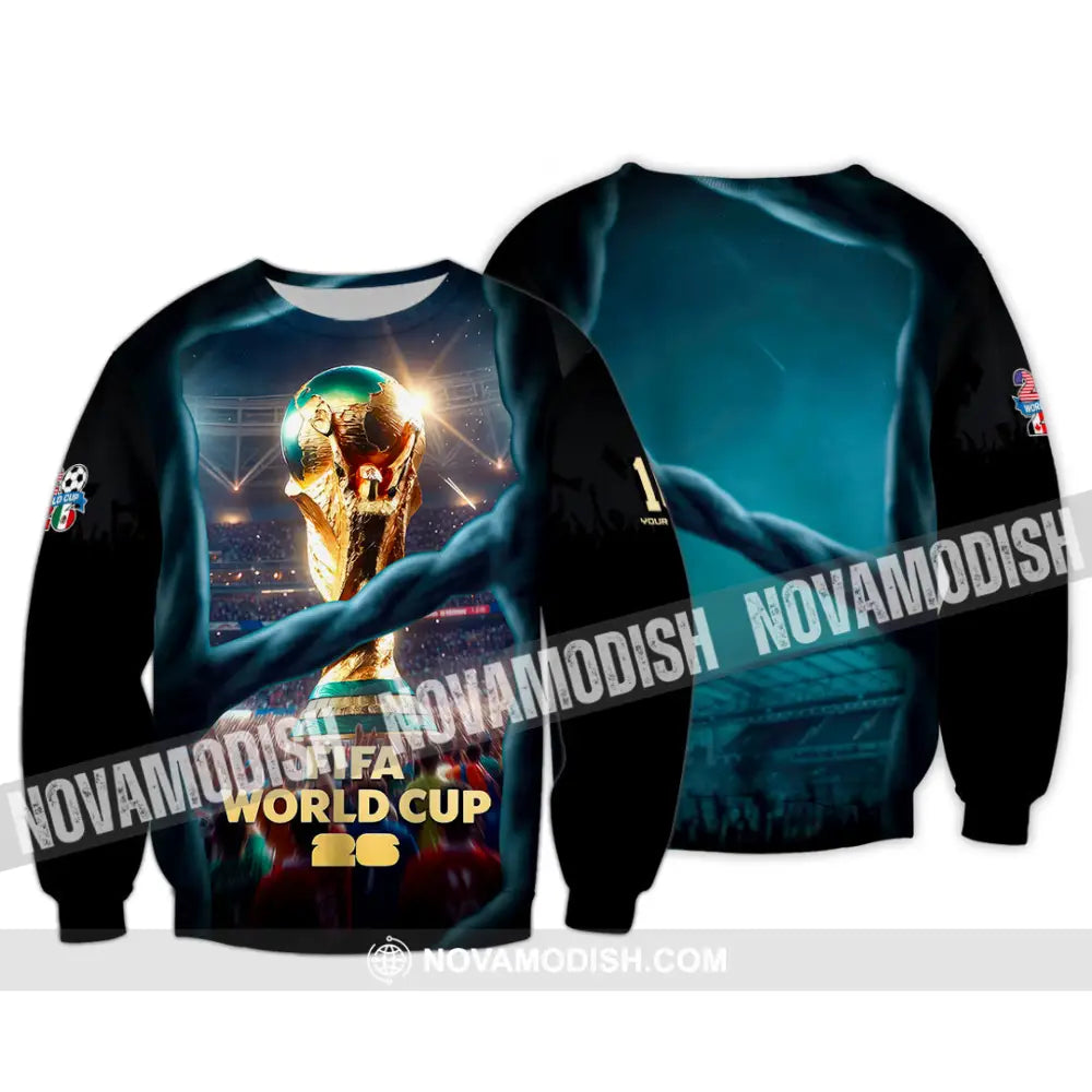 Unisex Shirt - Custom World Cup 2026 3D Shirt Long Sleeve / S T-shirt