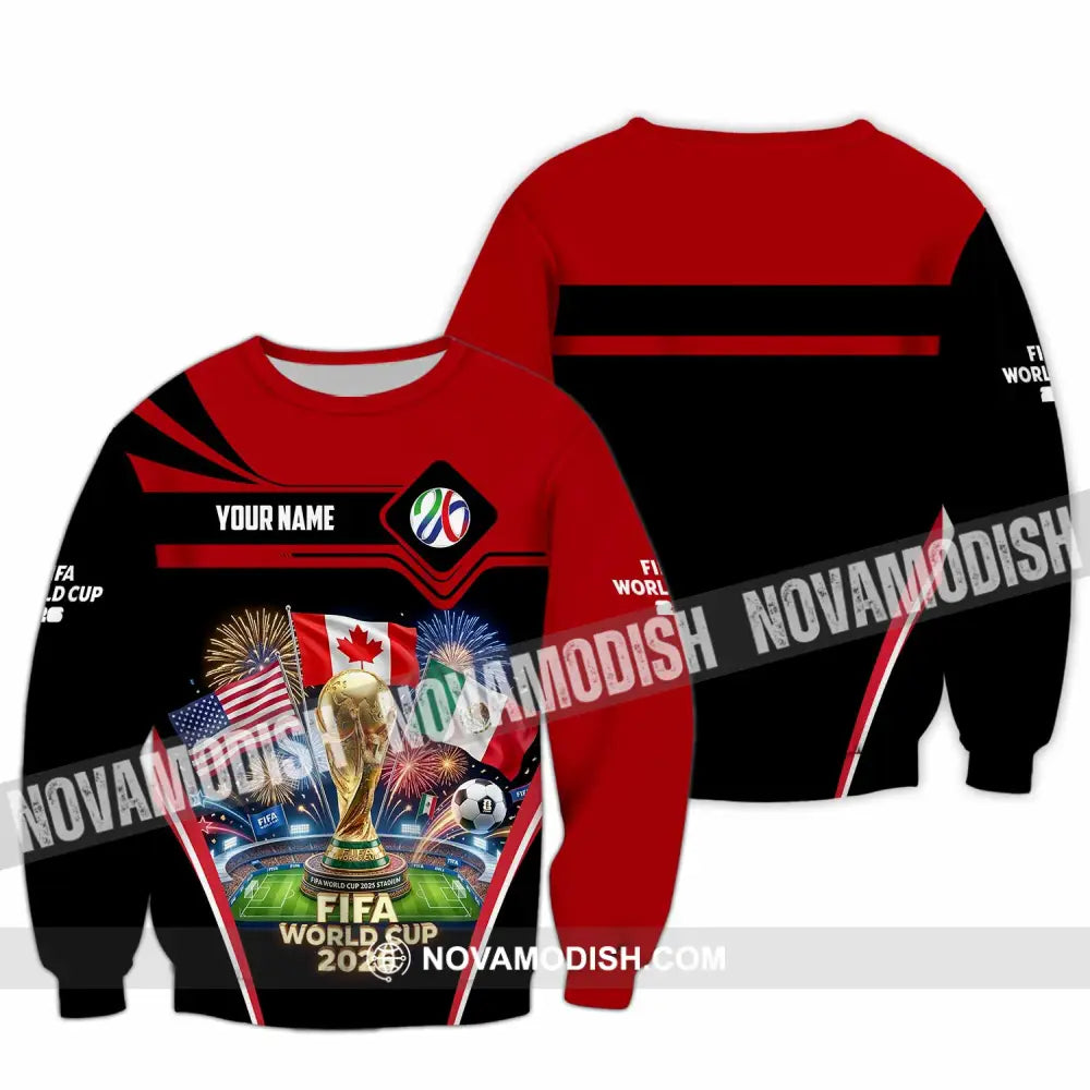 Unisex Shirt - Custom World Cup 2026 3D Shirt Long Sleeve / S T-shirt