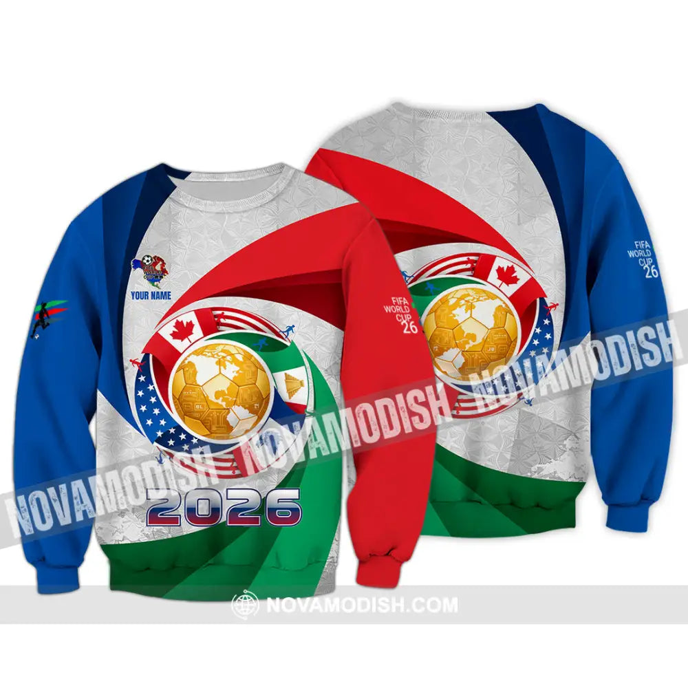 Unisex Shirt - Custom World Cup 2026 3D Shirt Long Sleeve / S T-shirt