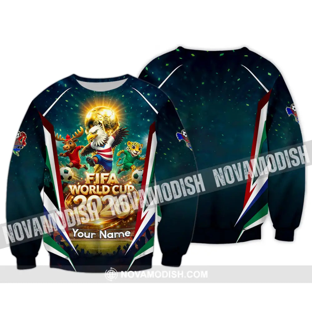 Unisex Shirt - Custom World Cup 2026 3D Shirt Long Sleeve / S T-shirt