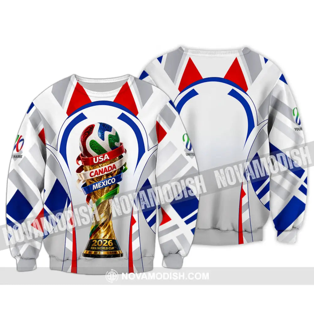 Unisex Shirt - Custom World Cup 2026 3D Shirt Long Sleeve / S T-shirt