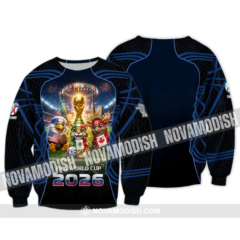 Unisex Shirt - Custom World Cup 2026 3D Shirt Long Sleeve / S T-shirt