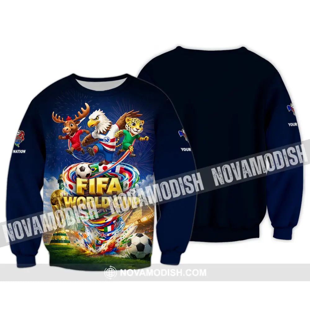 Unisex Shirt - Custom World Cup 2026 3D Shirt Long Sleeve / S T-shirt
