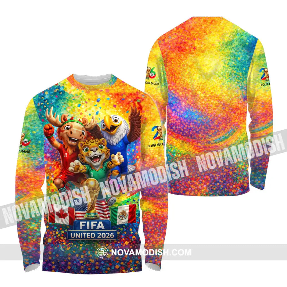 Unisex Shirt - Custom World Cup 2026 3D Shirt - Long Sleeve Shirt / S - T-shirt