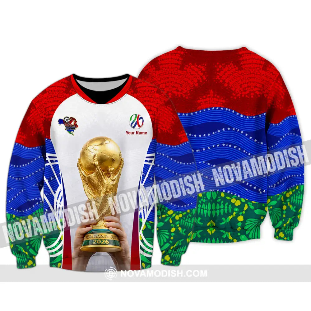 Unisex Shirt - Custom World Cup 2026 3D Shirt - Long Sleeve / S - T-shirt