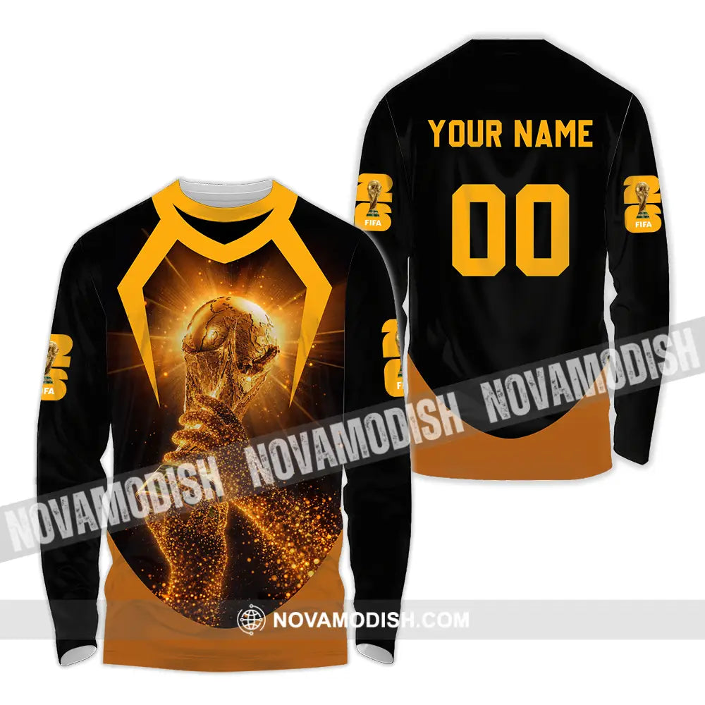 Unisex Shirt - Custom World Cup 2026 3D Shirt Long Sleeve Shirt / S T-shirt