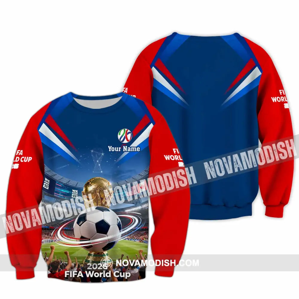 Unisex Shirt - Custom World Cup 2026 3D Shirt Long Sleeve / S T-shirt