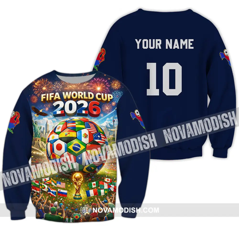 Unisex Shirt - Custom World Cup 2026 3D Shirt Long Sleeve / S T-shirt