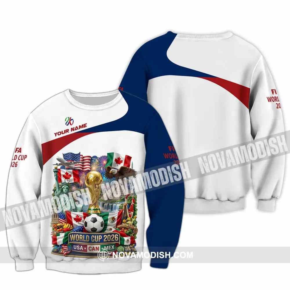 Unisex Shirt - Custom World Cup 2026 3D Shirt - Long Sleeve / S - T-shirt