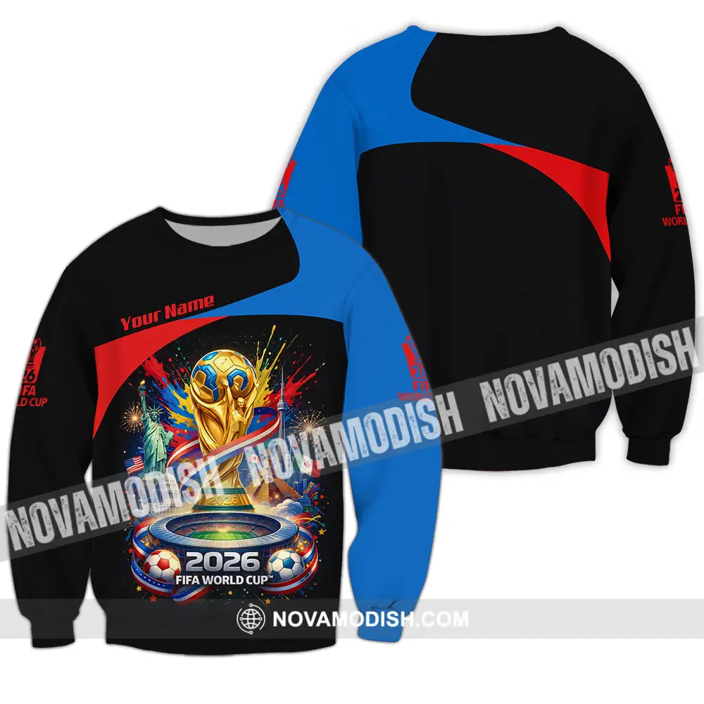 Unisex Shirt - Custom World Cup 2026 3D Shirt - Long Sleeve / S - T-shirt