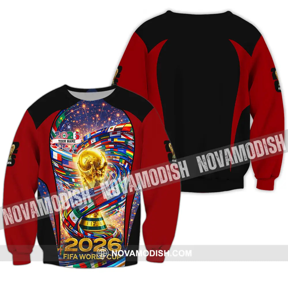 Unisex Shirt - Custom World Cup 2026 3D Shirt Long Sleeve / S T-shirt