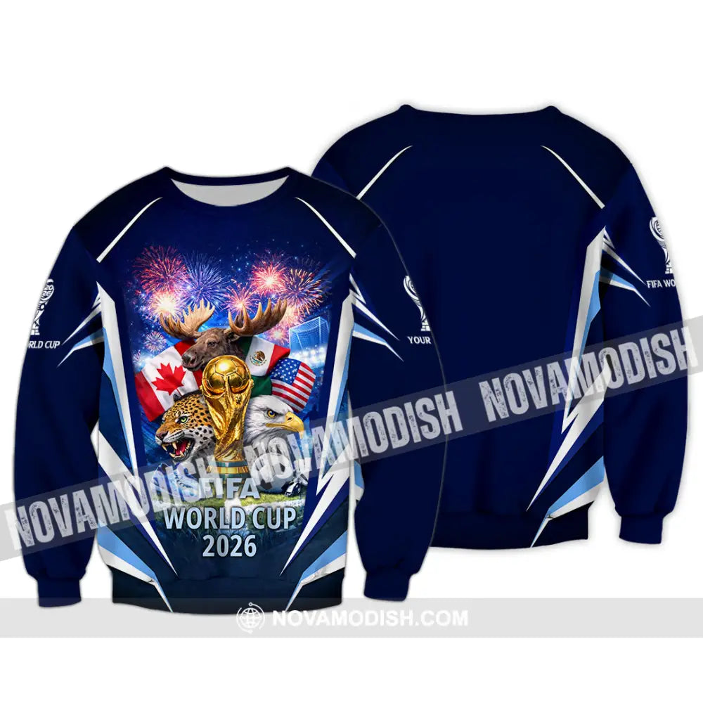 Unisex Shirt - Custom World Cup 2026 3D Shirt Long Sleeve / S T-shirt