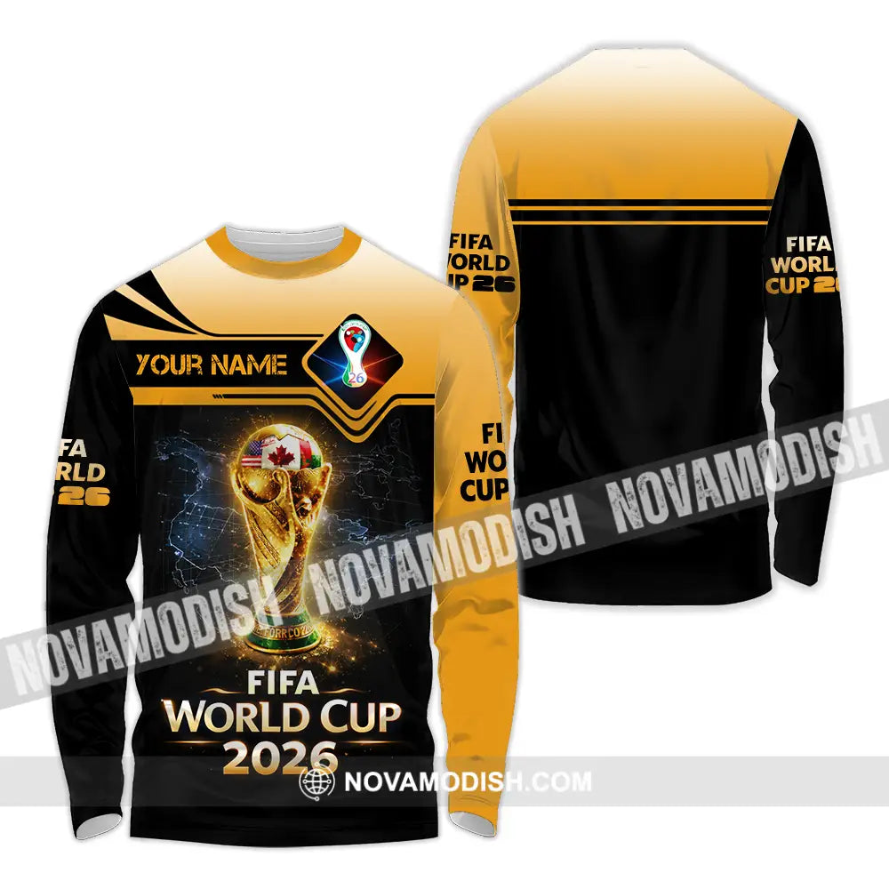 Unisex Shirt - Custom World Cup 2026 3D Shirt - Long Sleeve Shirt / S - T-shirt
