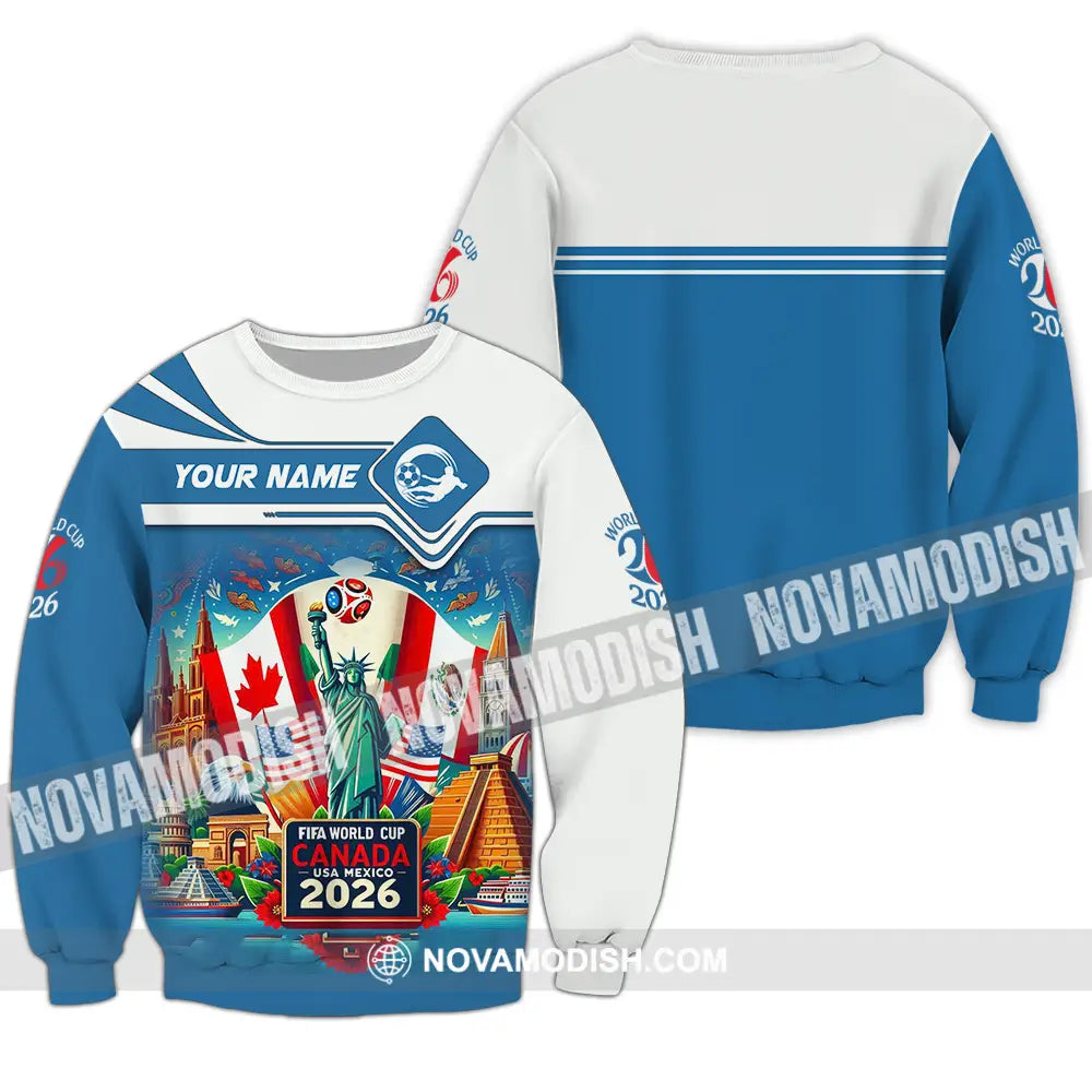 Unisex Shirt - Custom World Cup 2026 3D Shirt Long Sleeve / S T-shirt