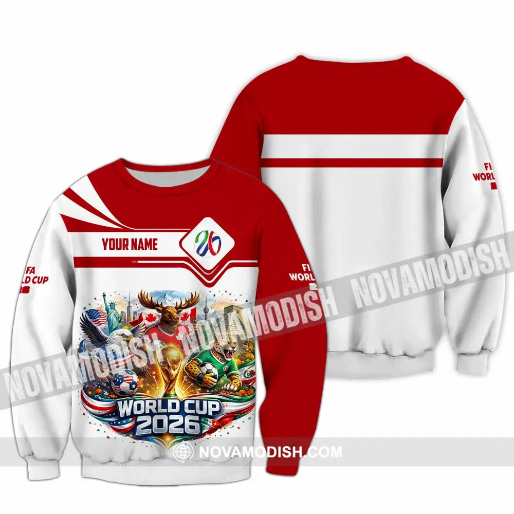 Unisex Shirt - Custom World Cup 2026 3D Shirt Long Sleeve / S T-shirt