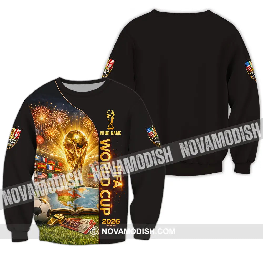 Unisex Shirt - Custom World Cup 2026 3D Shirt Long Sleeve / S T-shirt